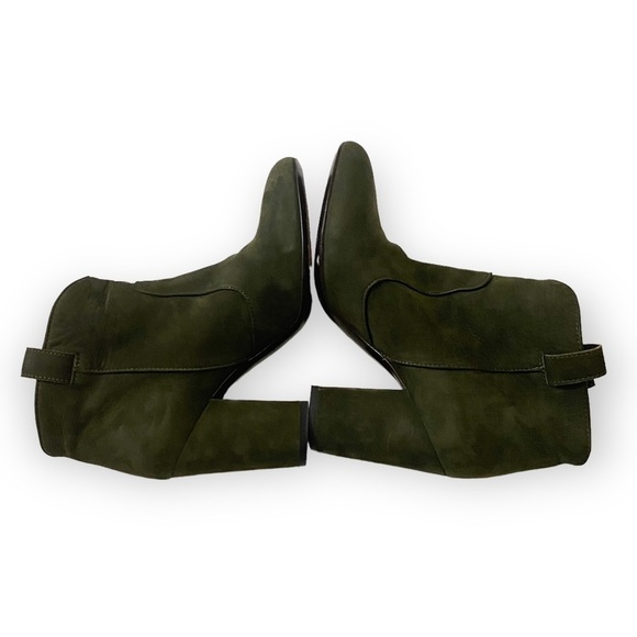 LAURENCE DACADE Pete Ankle Boots, Olive‎ Green Nubuck, Size 37.5 - Picture 10 of 12